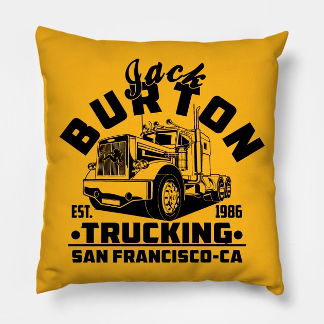 J.Burton trucking Pillow by SuperEdu