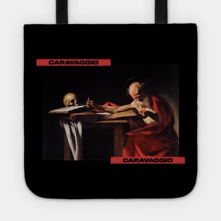 Caravaggio Saint Jerome writing Tote