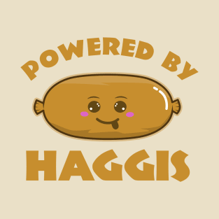 Powered By Haggis, Cute Kawaii Haggis T-Shirt