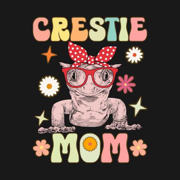 Crestie Mom Groovy Crested Gecko Lizard by Alex21