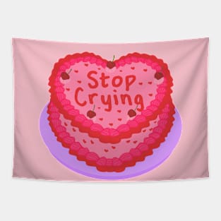 Vintage heart cake Tapestry