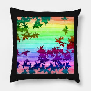 Rainbow Maple Pillow