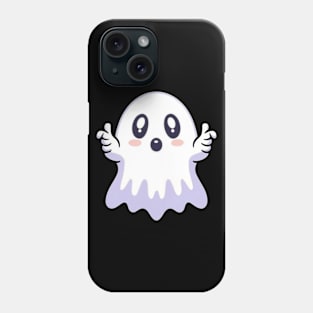 Cute Ghost with thumbs up Phone Case