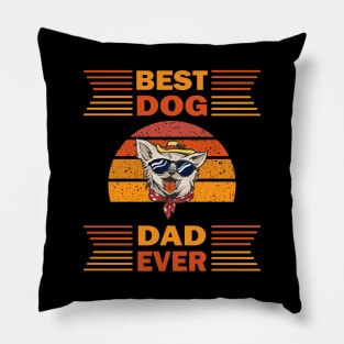 Best Dog Dad Ever Pillow