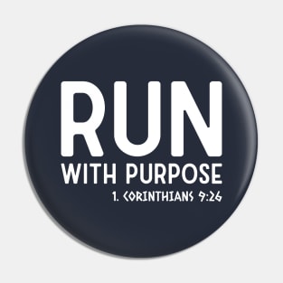 Run with purpose Pin