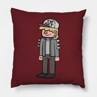 I Heart Art Guy Pillow