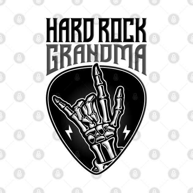 Disover Hard Rock Grandma Rock Hand Sign - Rock - T-Shirt