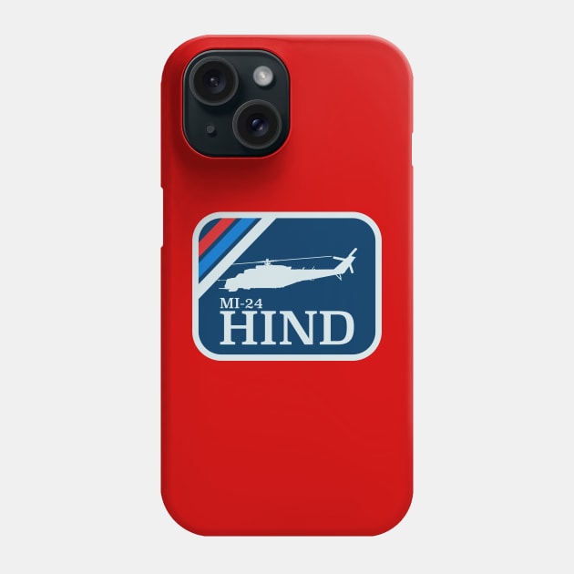 MI-24 Hind Patch Phone Case by TCP