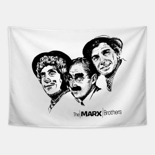 MGM Marx Brothers One-Color Tapestry by SpruceTavern