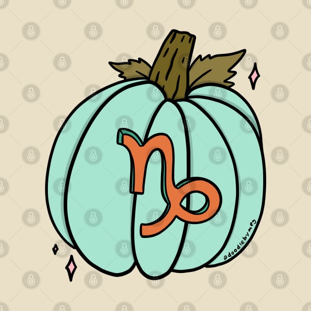 Capricorn Pumpkin by Doodle by Meg