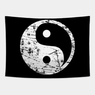 Yin Yang_for darks Tapestry