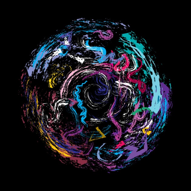 Creative Colorful Motion Swirl by jazzworldquest