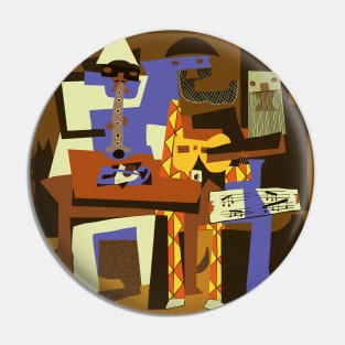 Picasso's Musicians Pin