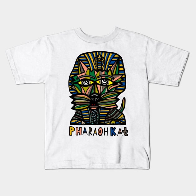 Pharaoh Kat Kids T-Shirt by The BuddaKats