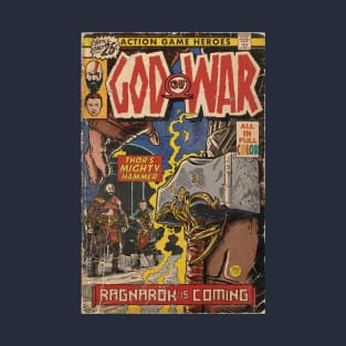 God of War Ragnarök Comic book cover Fan Art T-Shirt