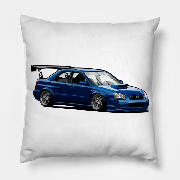 Subie Pillow by icemanmsc