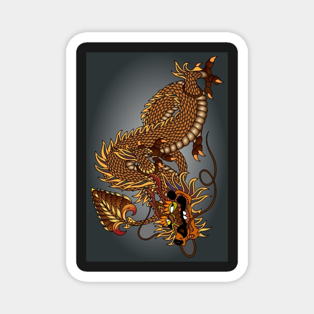 Dragon A 13 (Style:1) Magnet by luminousstore