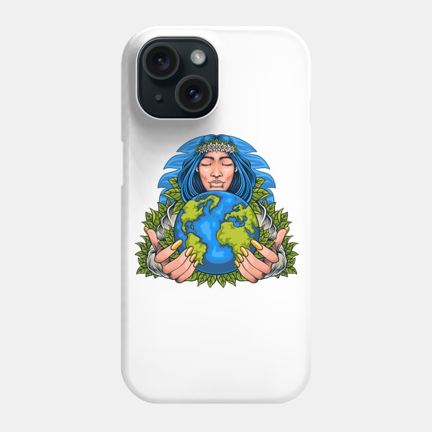 Mother earth Phone Case by Mako Design 