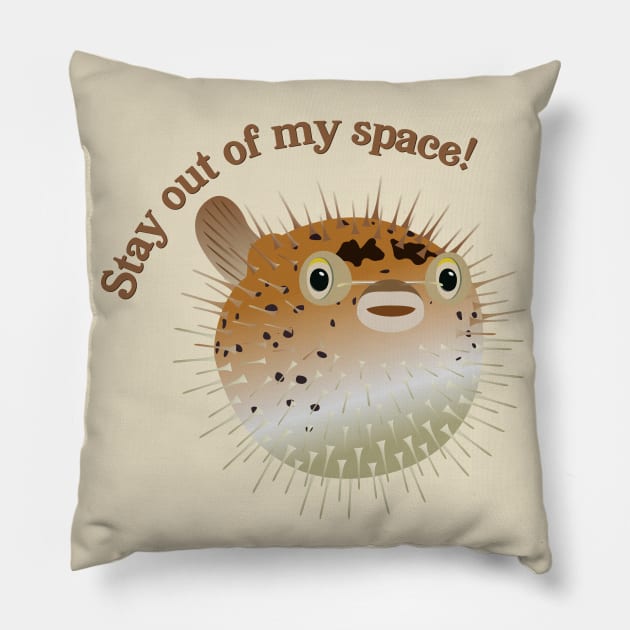 Stay out of my space! Pillow by KneppDesigns