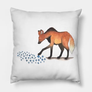 M is for Maned Wolf Pillow