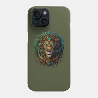 Steampunk Clockwork Lion Phone Case