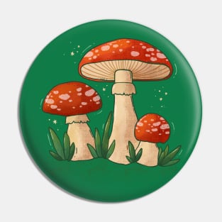 Mushrooms Pin