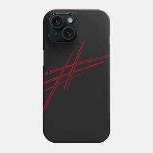 Dark Hashtag Phone Case