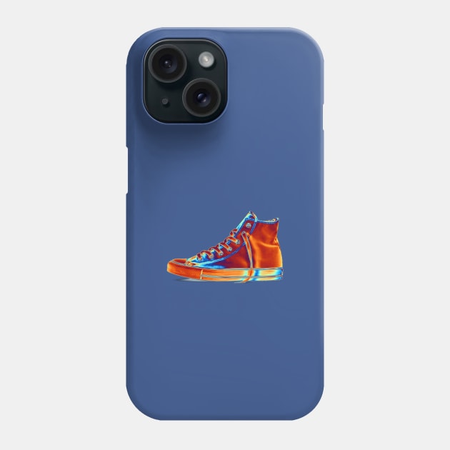 Red Holo Sneaker Phone Case by dinaaaaaah