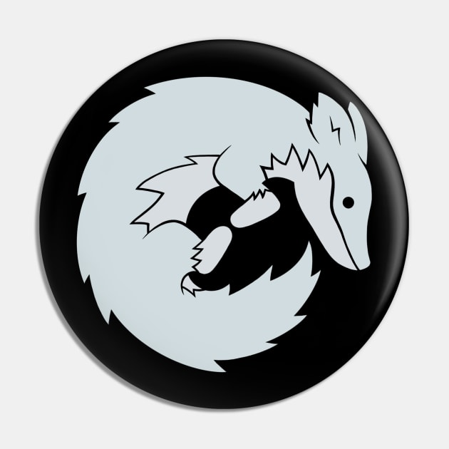 The White Wolf Pin by JuliaCoffin