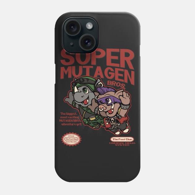 Super Mutagen Bros. Phone Case by mohymochi