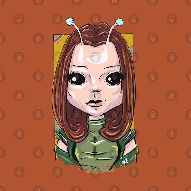 Pop Culture Caricature #21 - Mantis by yazgar