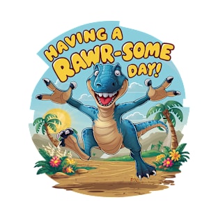 Dinosaur Delight - Embrace a RAWR-some Day! T-Shirt