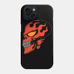 flame face Phone Case