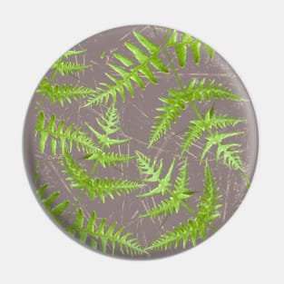 Woodsy fern print Pin