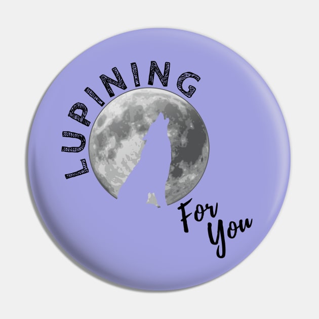 Lupining for you back design with black text and full wolf shape (MD23QU001c) Pin by Maikell Designs