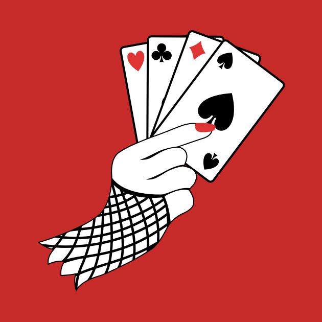 Playing Card Hand by SWON Design