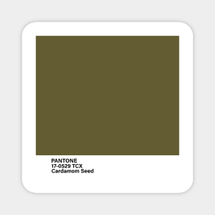 PANTONE 17-0529 TCX Cardamom Seed Magnet