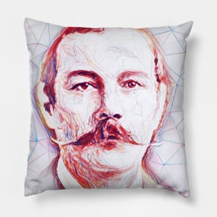 Arthur Conan Doyle Portrait | Arthur Conan Doyle Artwork Pillow