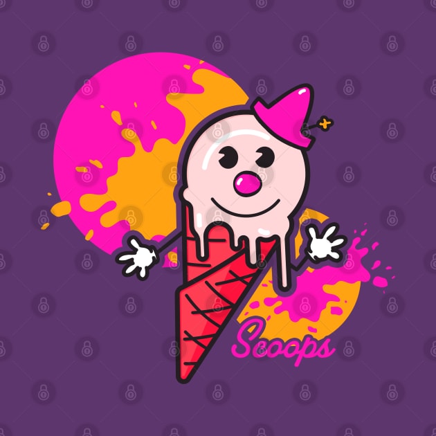 Pop Art for Kids | Scoops | Magenta by Royal Mantle