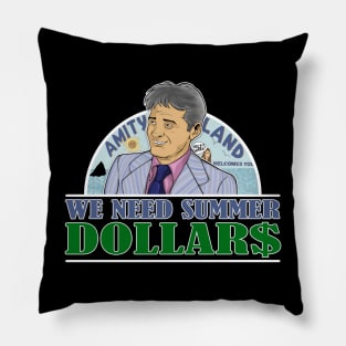 Summer Dollars Pillow