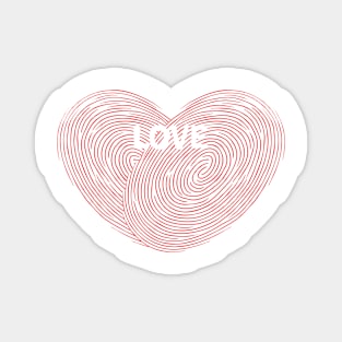 Love Print Magnet