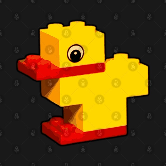 Brick Animals: Yellow Duck by druscilla13