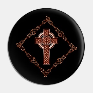 Elegant celtic cross Pin