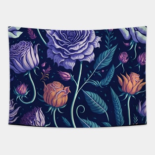 Timeless Floral Wildflower Pattern Tapestry