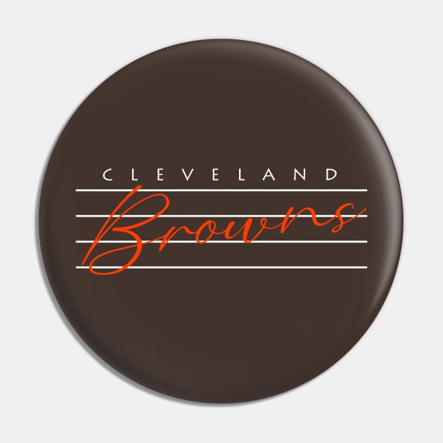 Cleveland Browns Pin by CovpaTees