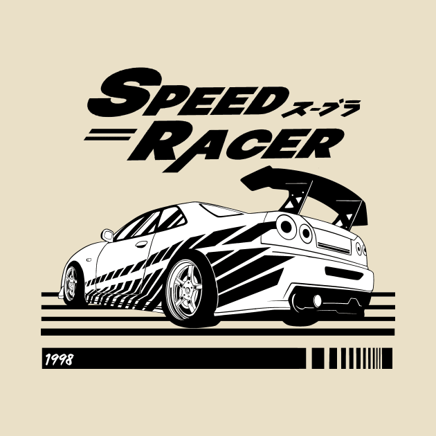 street racing black and white by harv.merch