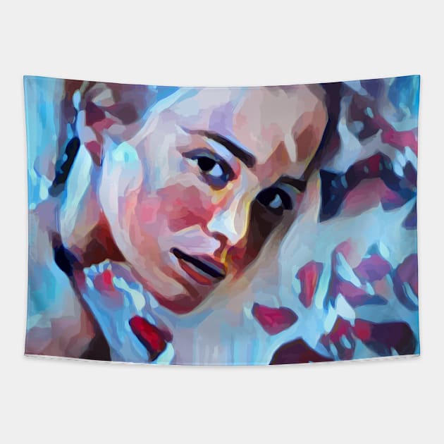 Milk girl Tapestry by Bespired