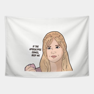 Buffy Apocalypse Beep Me Tapestry