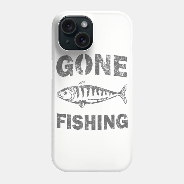 Gone Fishing Phone Case by VintageArtwork