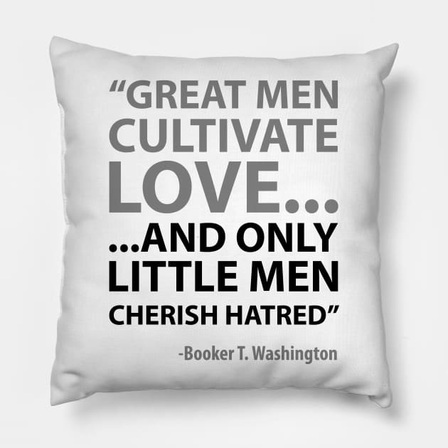 Great Men Cherish Love Little Men Hatred African American Afrocentric Shirts, Hoodies, and gifts Pillow by UrbanLifeApparel